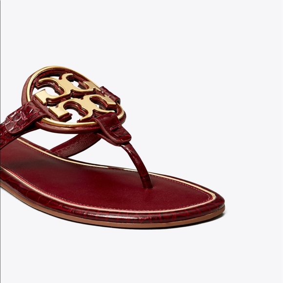 TORY BURCH MILLER METAL-LOGO SANDAL - Picture 6 of 10